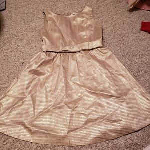 Lauren Conrad Gold Dress